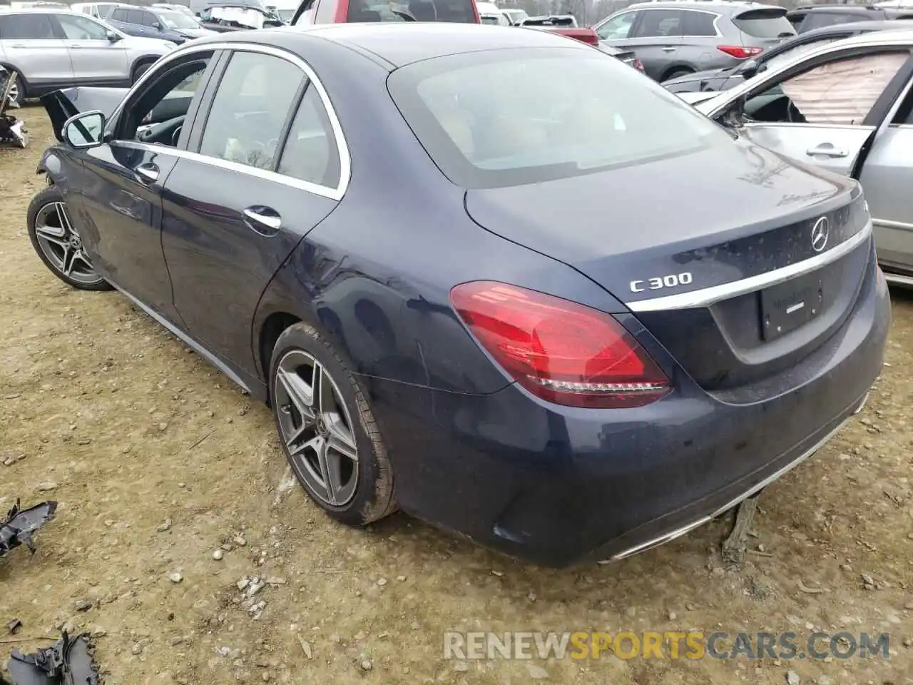 3 Photograph of a damaged car 55SWF8EB5KU305692 MERCEDES-BENZ C-CLASS 2019