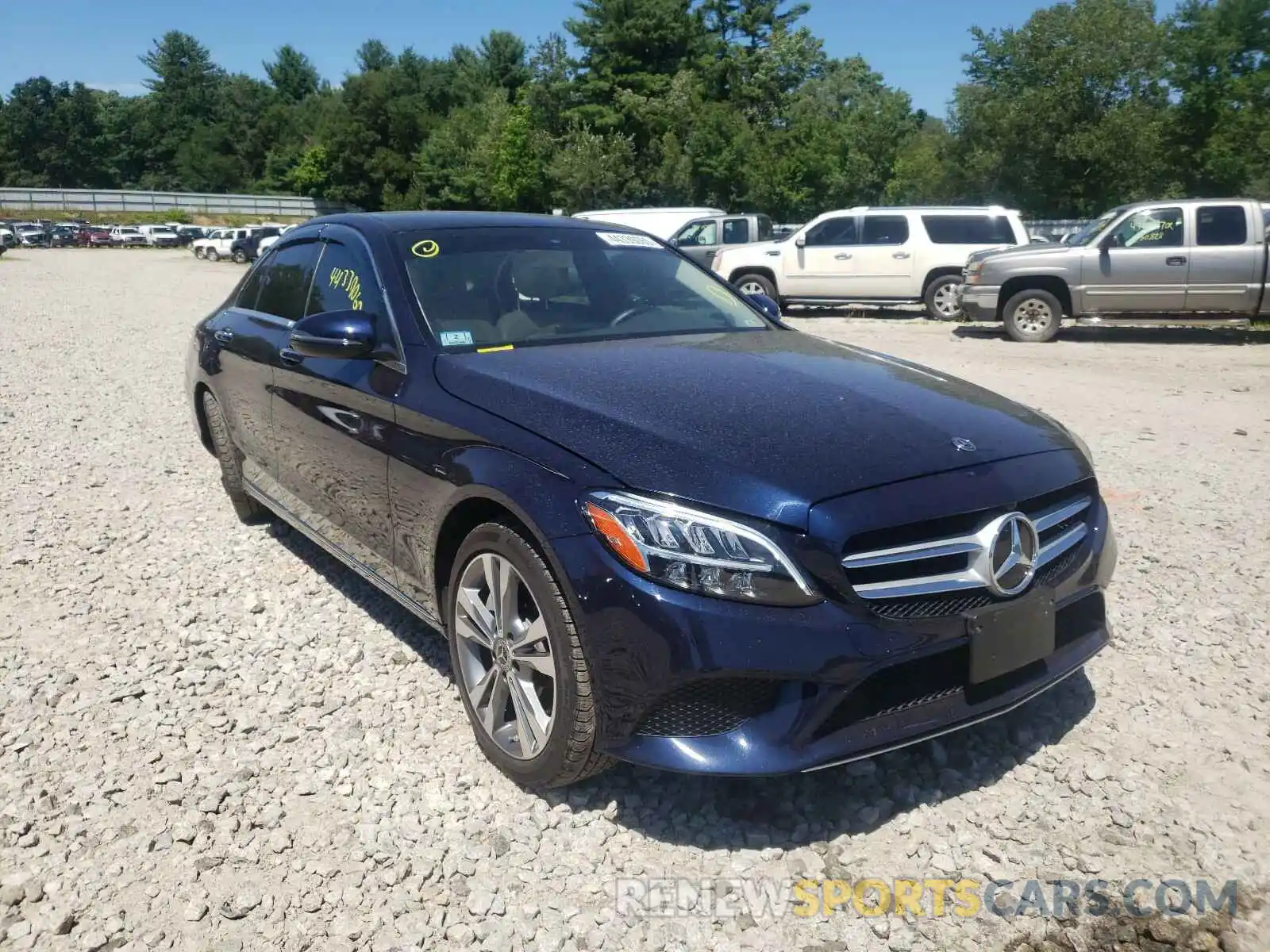 1 Photograph of a damaged car 55SWF8EB5KU306292 MERCEDES-BENZ C CLASS 2019