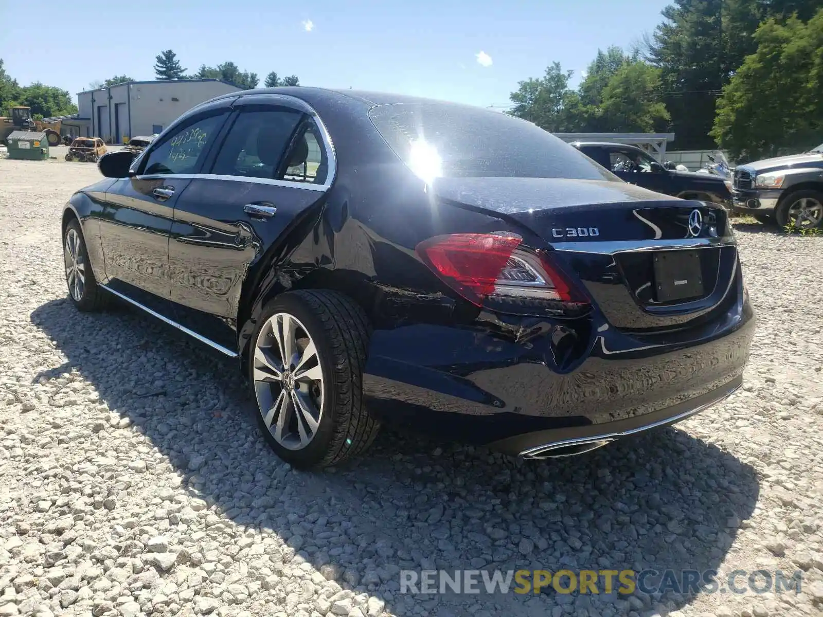 3 Photograph of a damaged car 55SWF8EB5KU306292 MERCEDES-BENZ C CLASS 2019