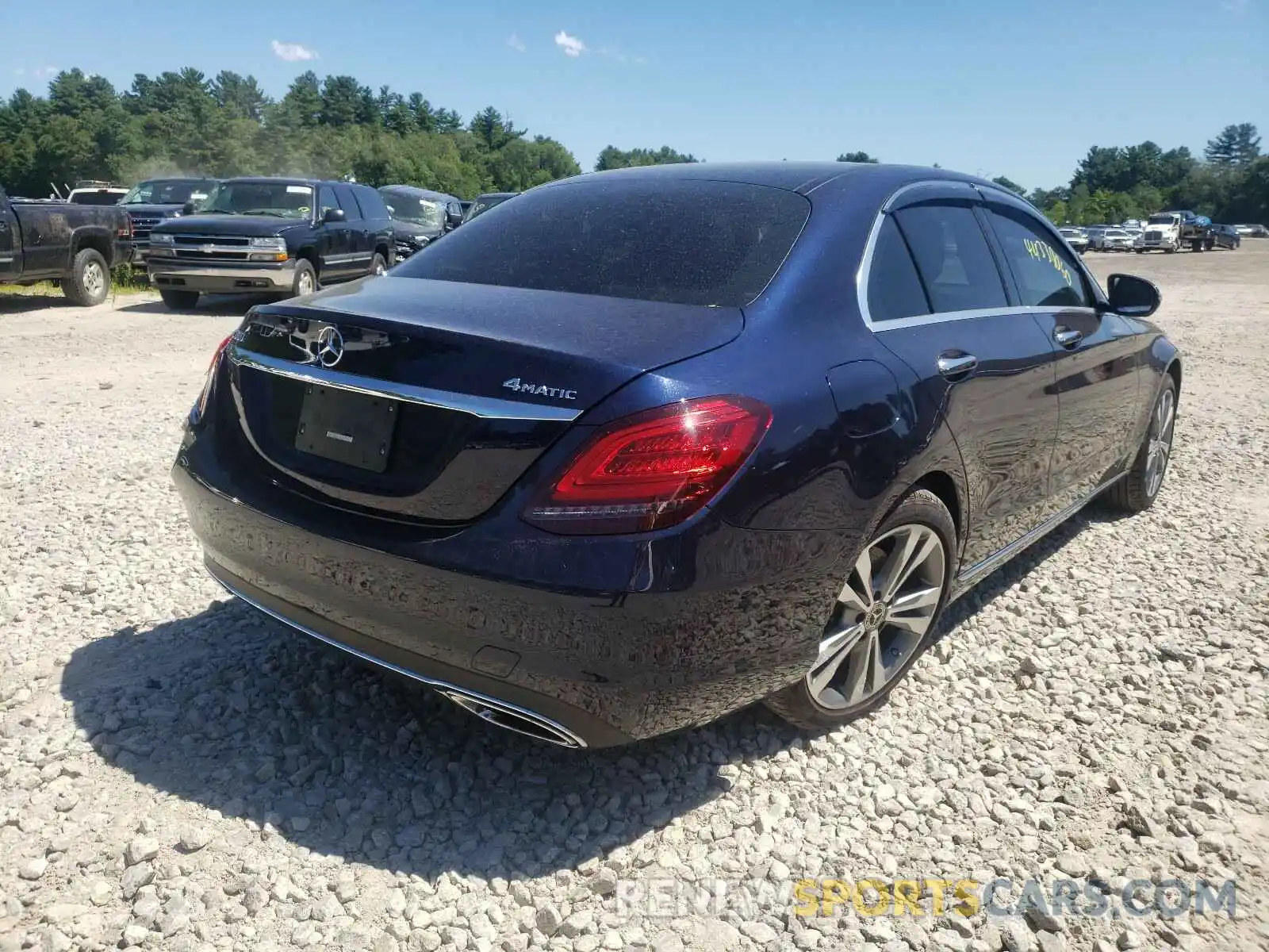 4 Фотография поврежденного автомобиля 55SWF8EB5KU306292 MERCEDES-BENZ C CLASS 2019