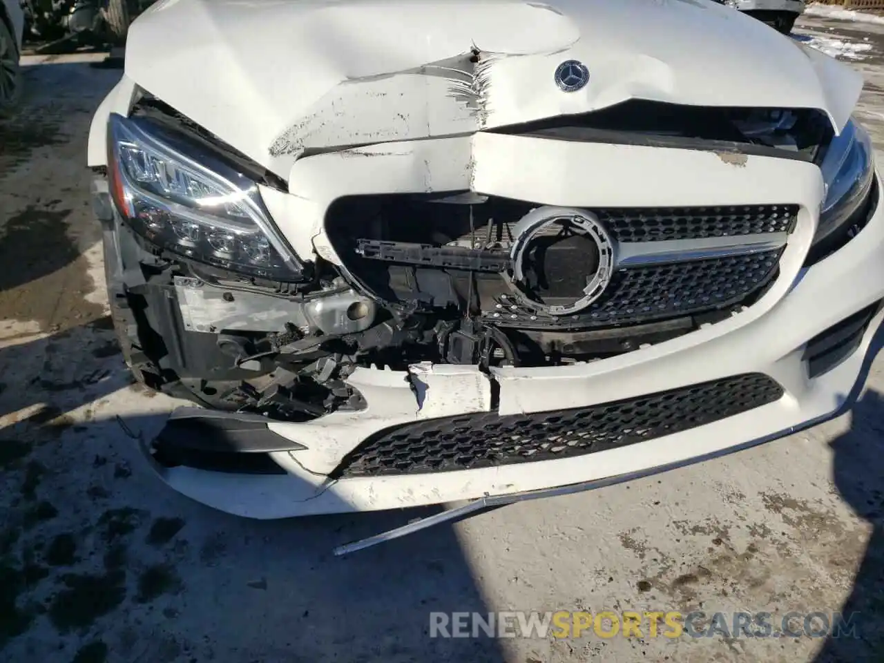 9 Photograph of a damaged car 55SWF8EB5KU306390 MERCEDES-BENZ C-CLASS 2019