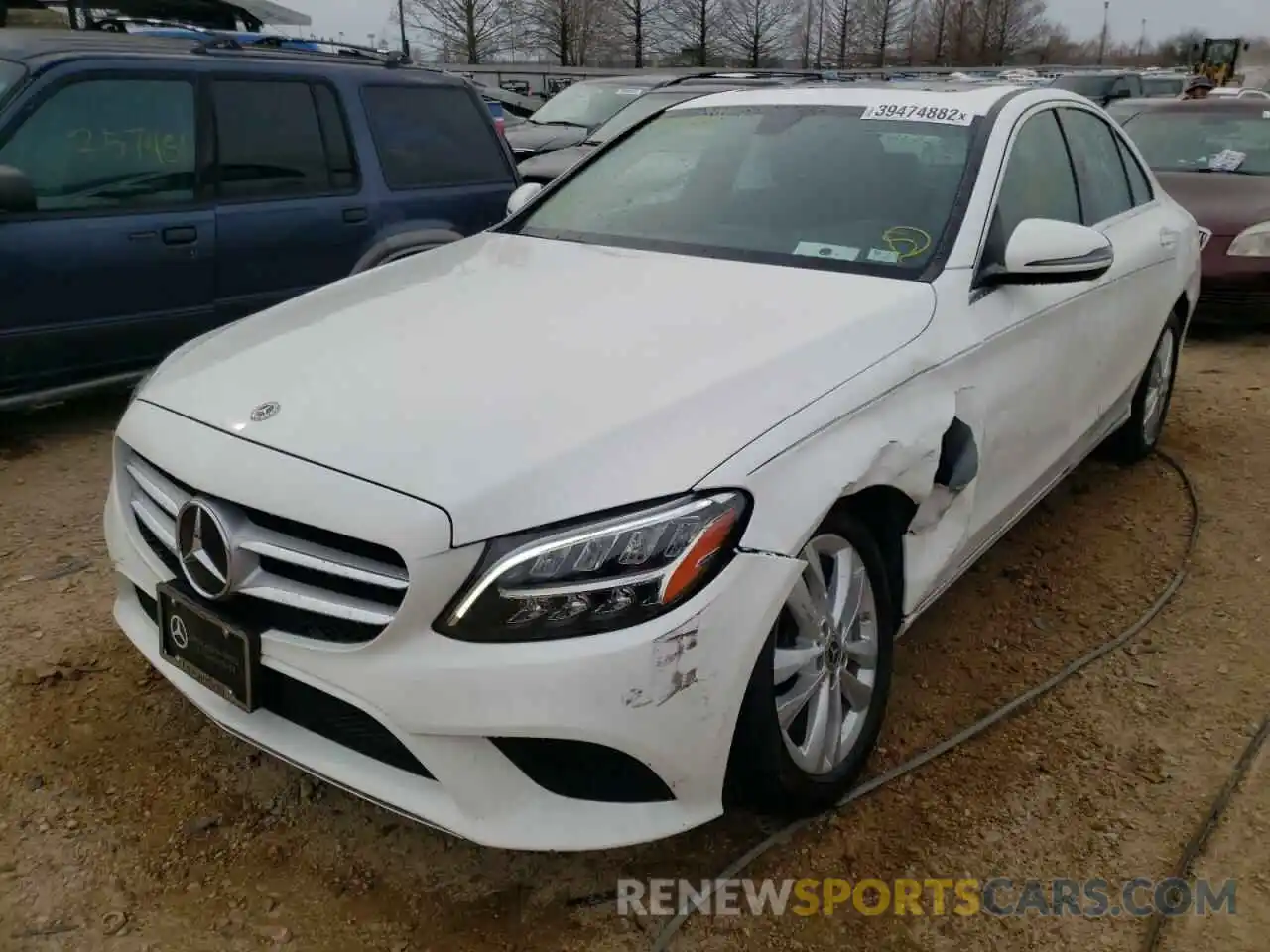 2 Photograph of a damaged car 55SWF8EB5KU306549 MERCEDES-BENZ C-CLASS 2019