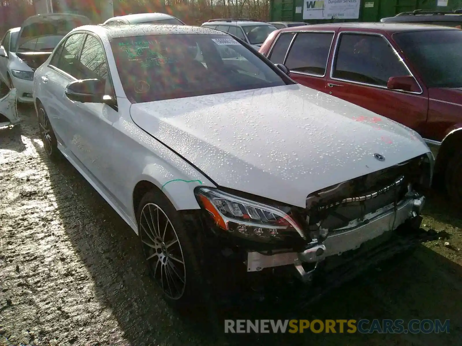 1 Photograph of a damaged car 55SWF8EB5KU307314 MERCEDES-BENZ C CLASS 2019