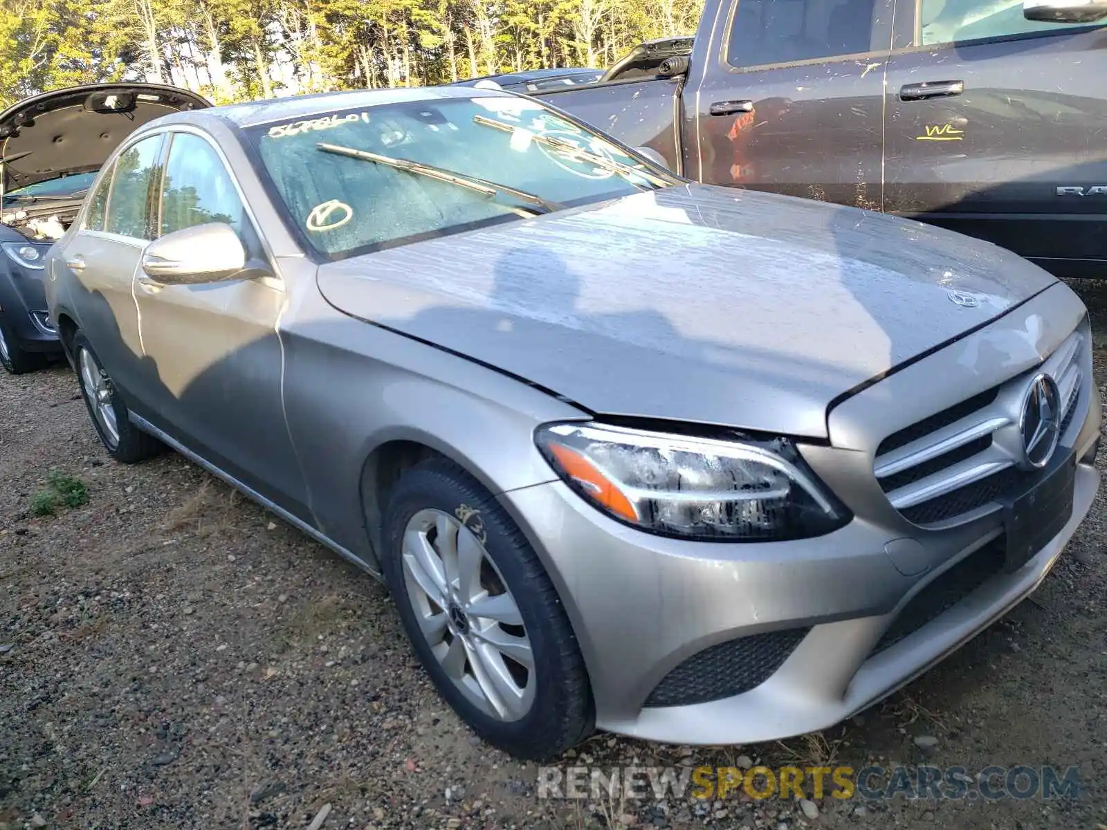 1 Photograph of a damaged car 55SWF8EB5KU312710 MERCEDES-BENZ C-CLASS 2019