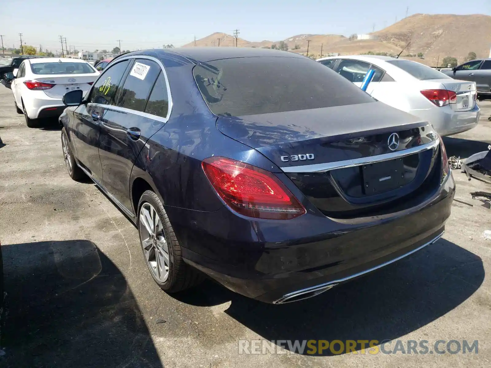 3 Photograph of a damaged car 55SWF8EB5KU315817 MERCEDES-BENZ C-CLASS 2019