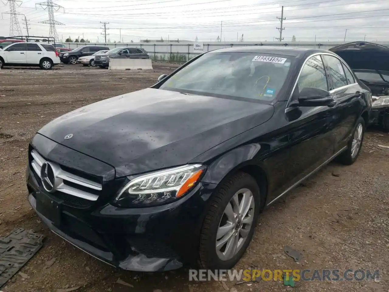 2 Photograph of a damaged car 55SWF8EB5KU316126 MERCEDES-BENZ C-CLASS 2019