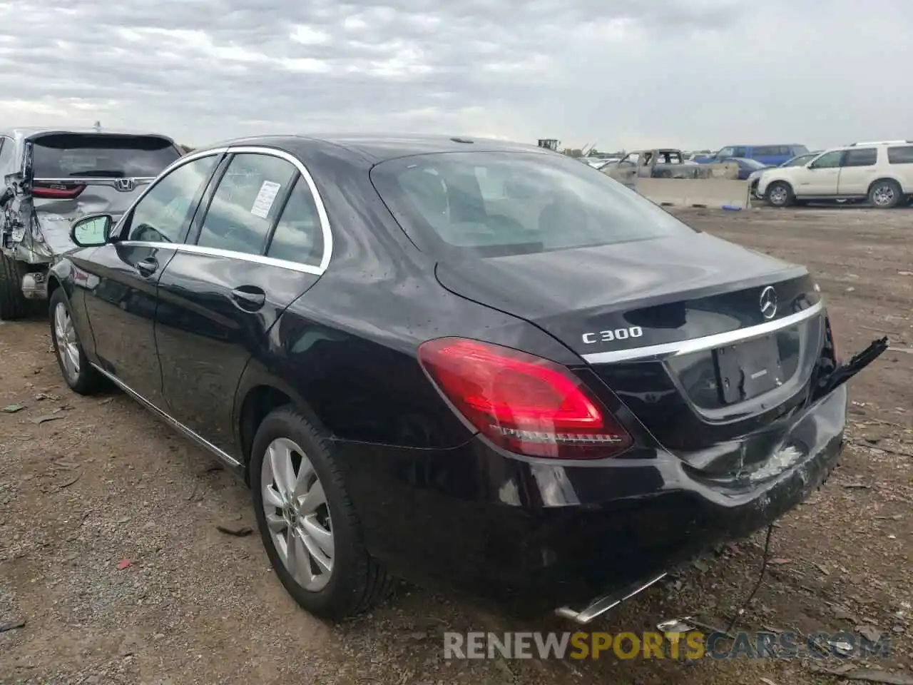 3 Photograph of a damaged car 55SWF8EB5KU316126 MERCEDES-BENZ C-CLASS 2019