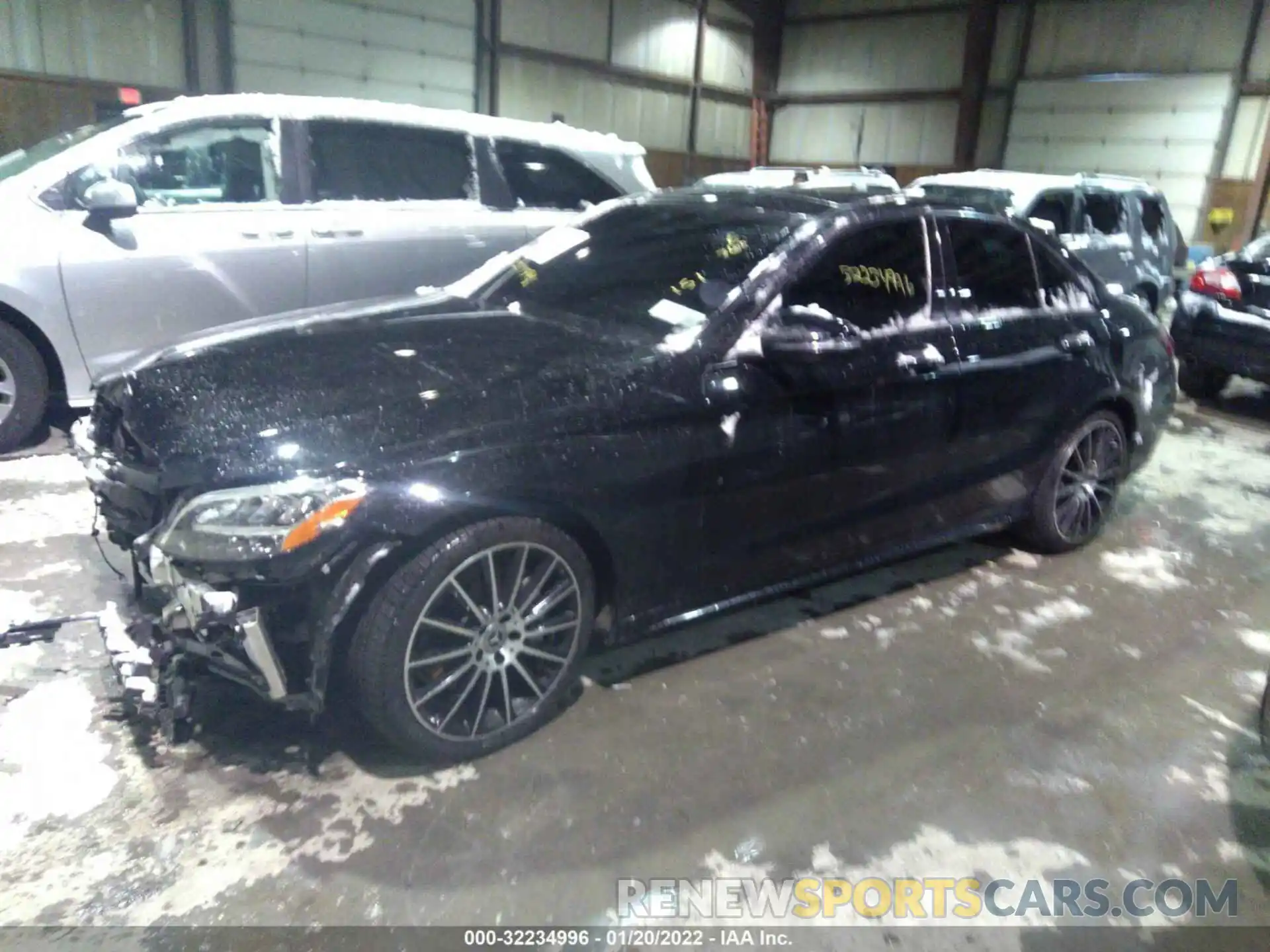 2 Photograph of a damaged car 55SWF8EB5KU316241 MERCEDES-BENZ C-CLASS 2019