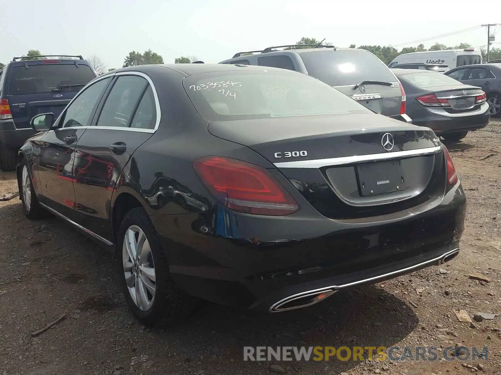 3 Photograph of a damaged car 55SWF8EB5KU316384 MERCEDES-BENZ C CLASS 2019