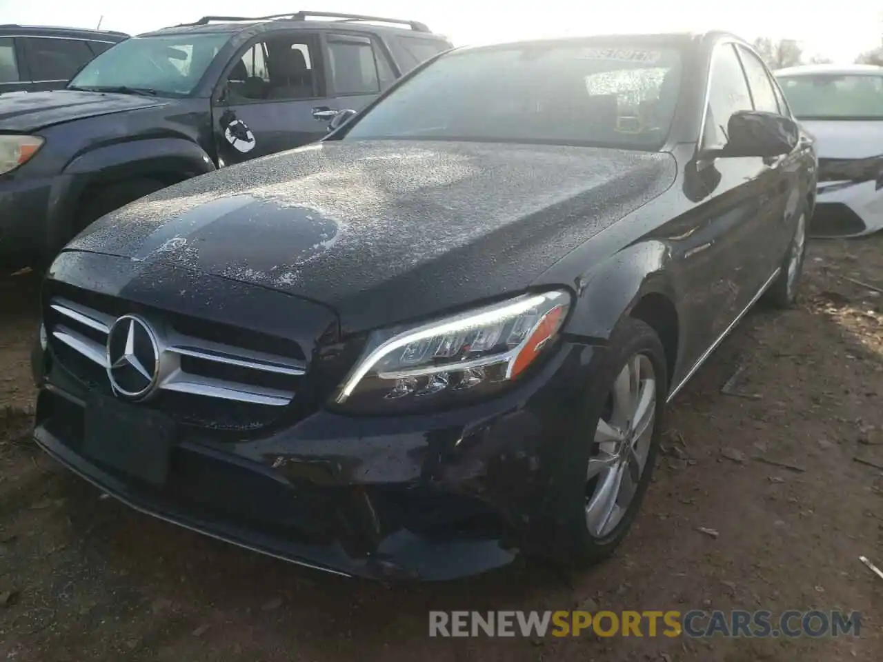 2 Photograph of a damaged car 55SWF8EB5KU316630 MERCEDES-BENZ C-CLASS 2019