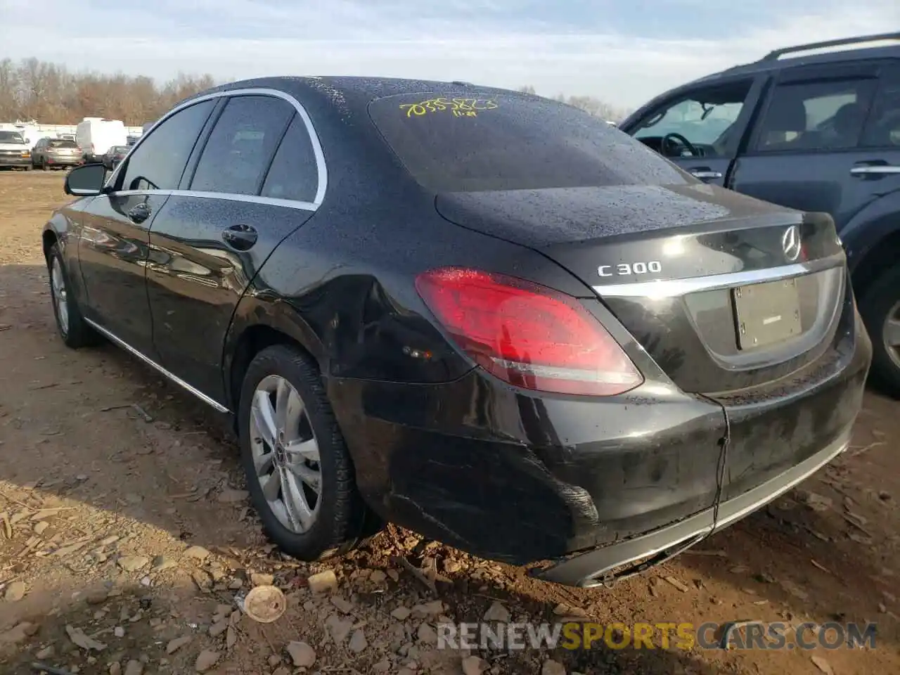 3 Фотография поврежденного автомобиля 55SWF8EB5KU316630 MERCEDES-BENZ C-CLASS 2019