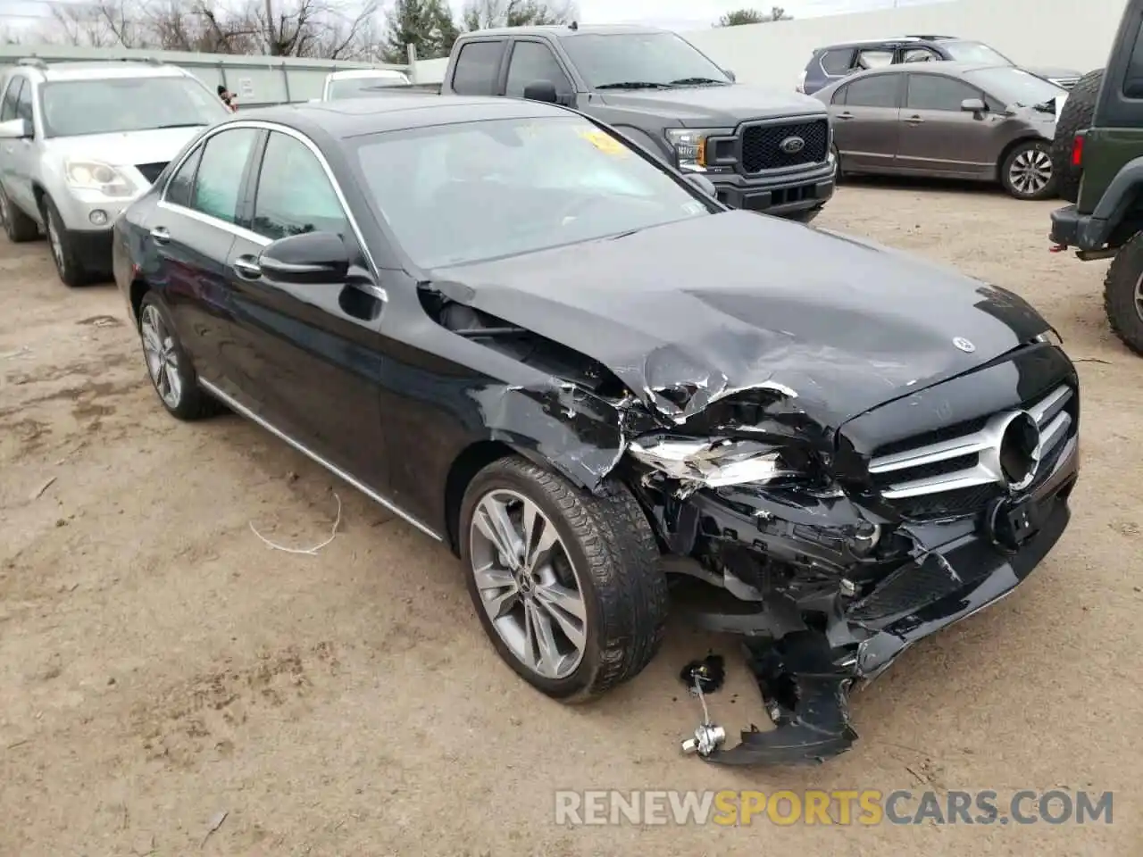 1 Photograph of a damaged car 55SWF8EB5KU316689 MERCEDES-BENZ C-CLASS 2019