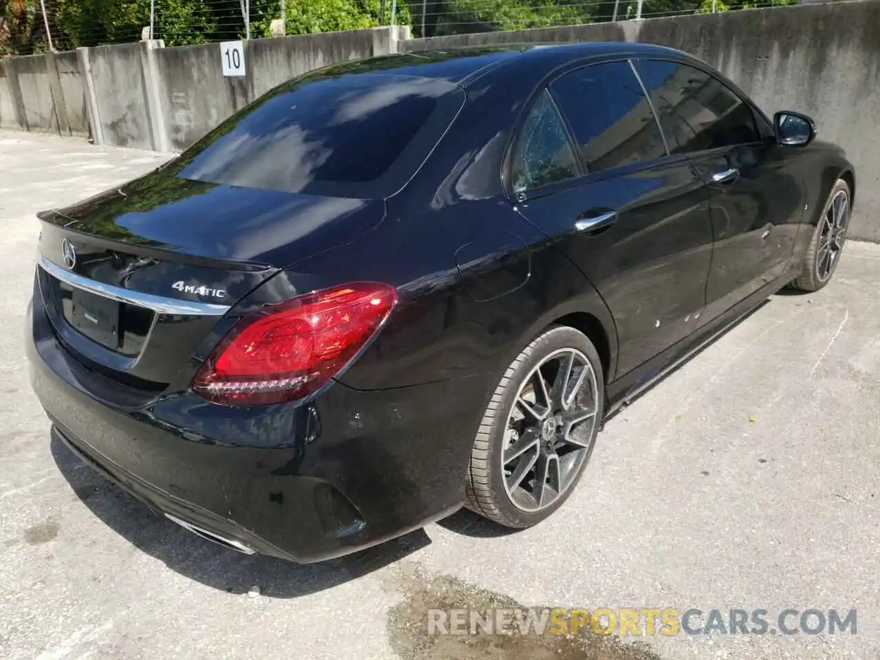 4 Фотография поврежденного автомобиля 55SWF8EB5KU317728 MERCEDES-BENZ C-CLASS 2019