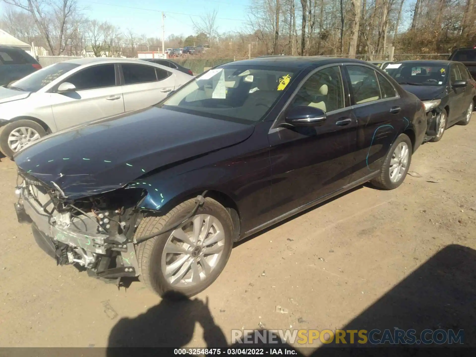 2 Photograph of a damaged car 55SWF8EB5KU318670 MERCEDES-BENZ C-CLASS 2019