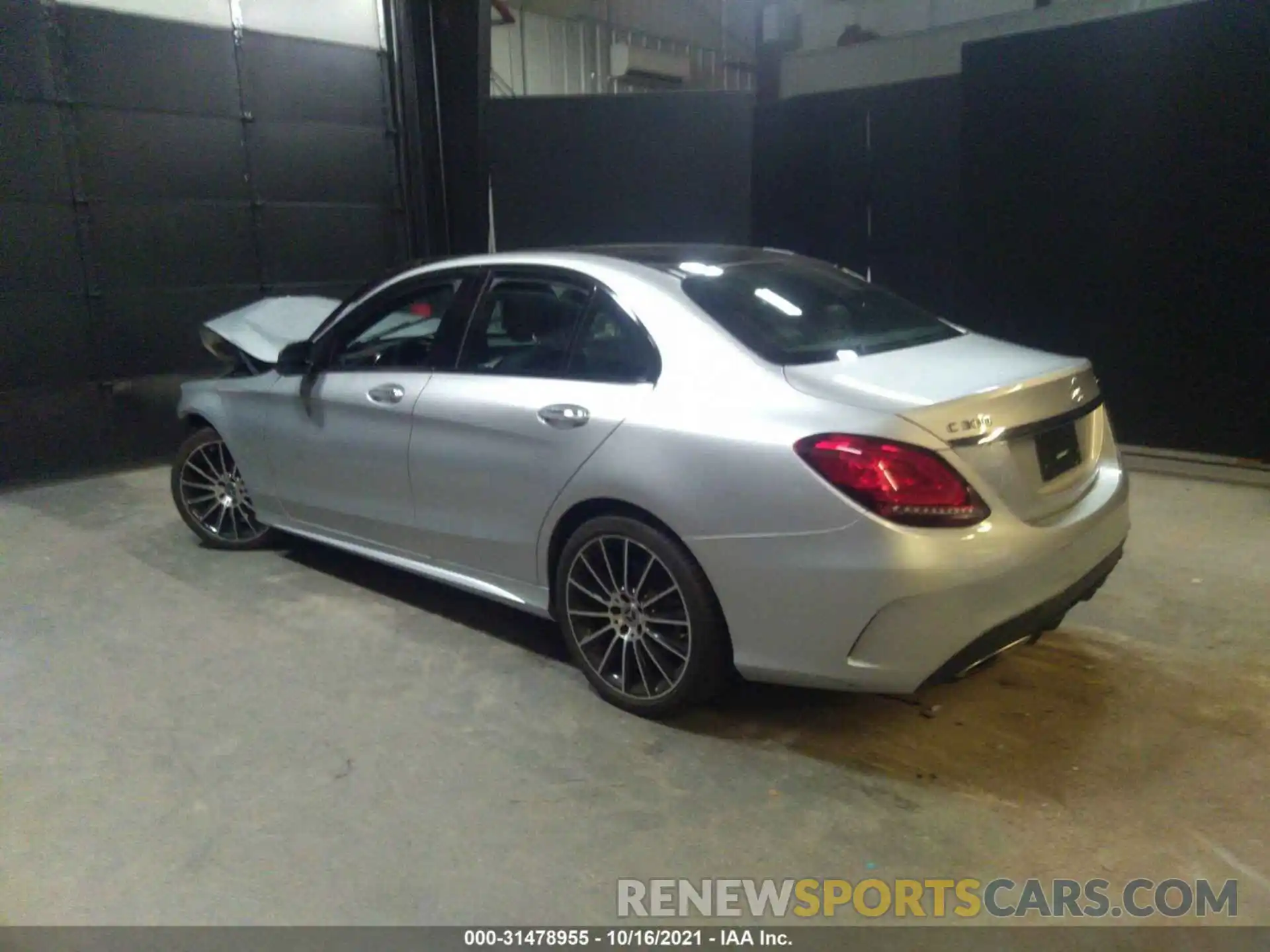 3 Photograph of a damaged car 55SWF8EB5KU319544 MERCEDES-BENZ C-CLASS 2019