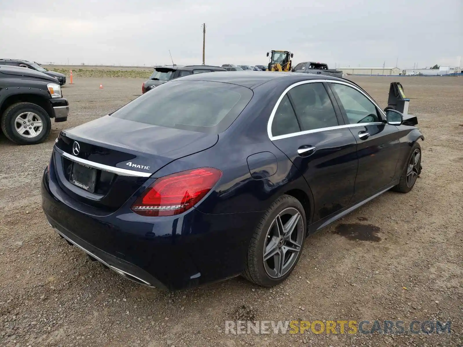 4 Фотография поврежденного автомобиля 55SWF8EB5KU322492 MERCEDES-BENZ C-CLASS 2019