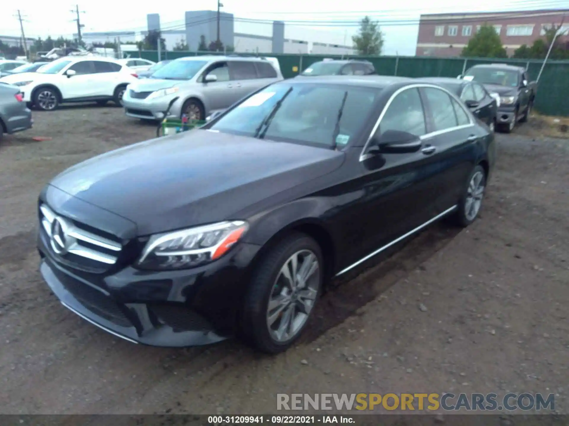 2 Photograph of a damaged car 55SWF8EB6KU286649 MERCEDES-BENZ C-CLASS 2019