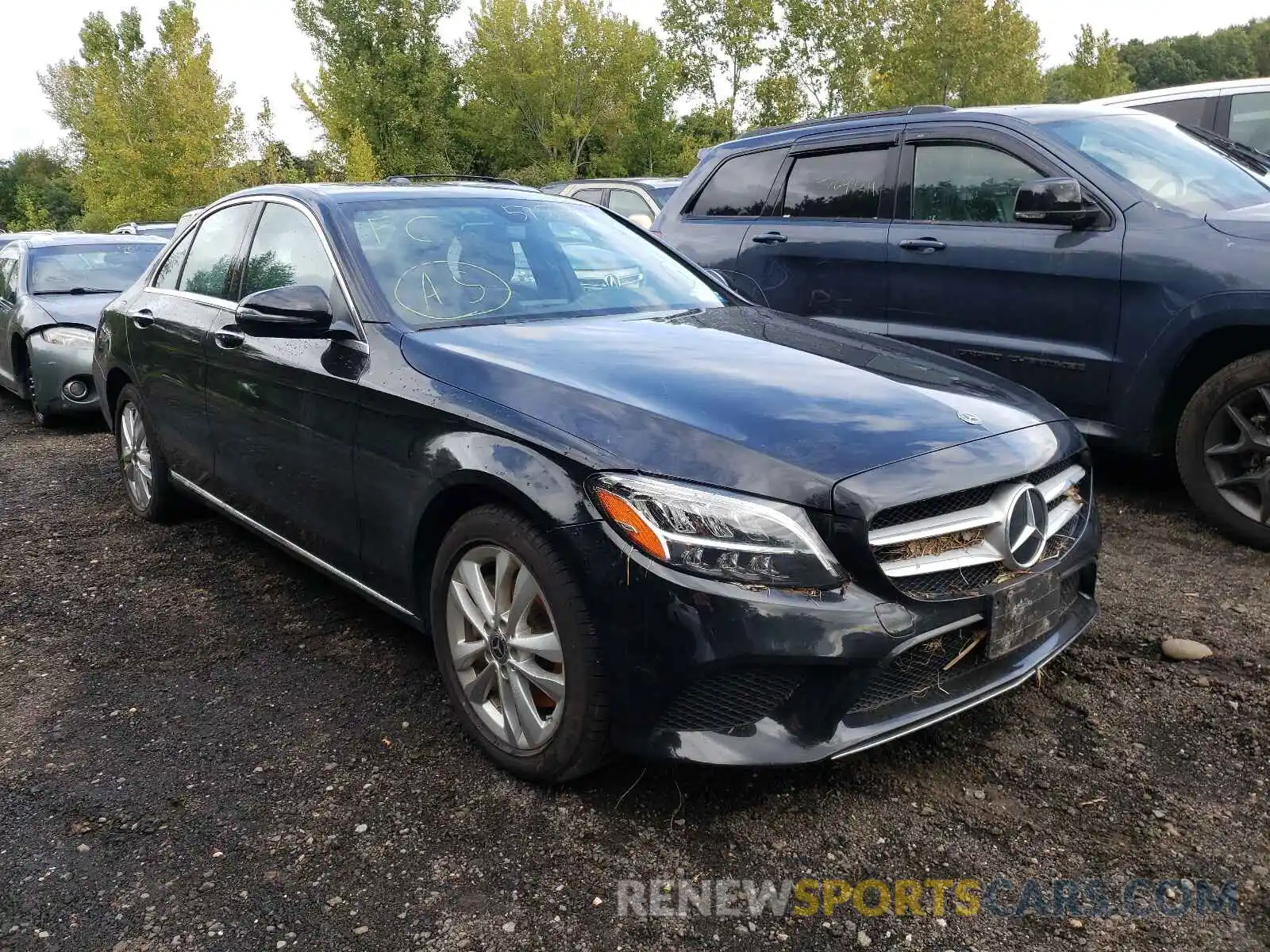 1 Photograph of a damaged car 55SWF8EB6KU288384 MERCEDES-BENZ C-CLASS 2019