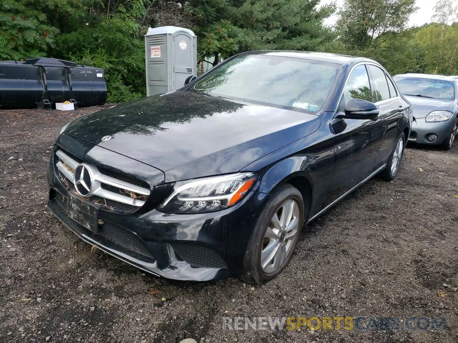 2 Photograph of a damaged car 55SWF8EB6KU288384 MERCEDES-BENZ C-CLASS 2019