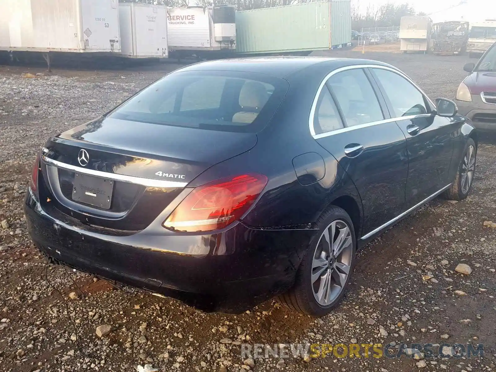 4 Photograph of a damaged car 55SWF8EB6KU291348 MERCEDES-BENZ C CLASS 2019