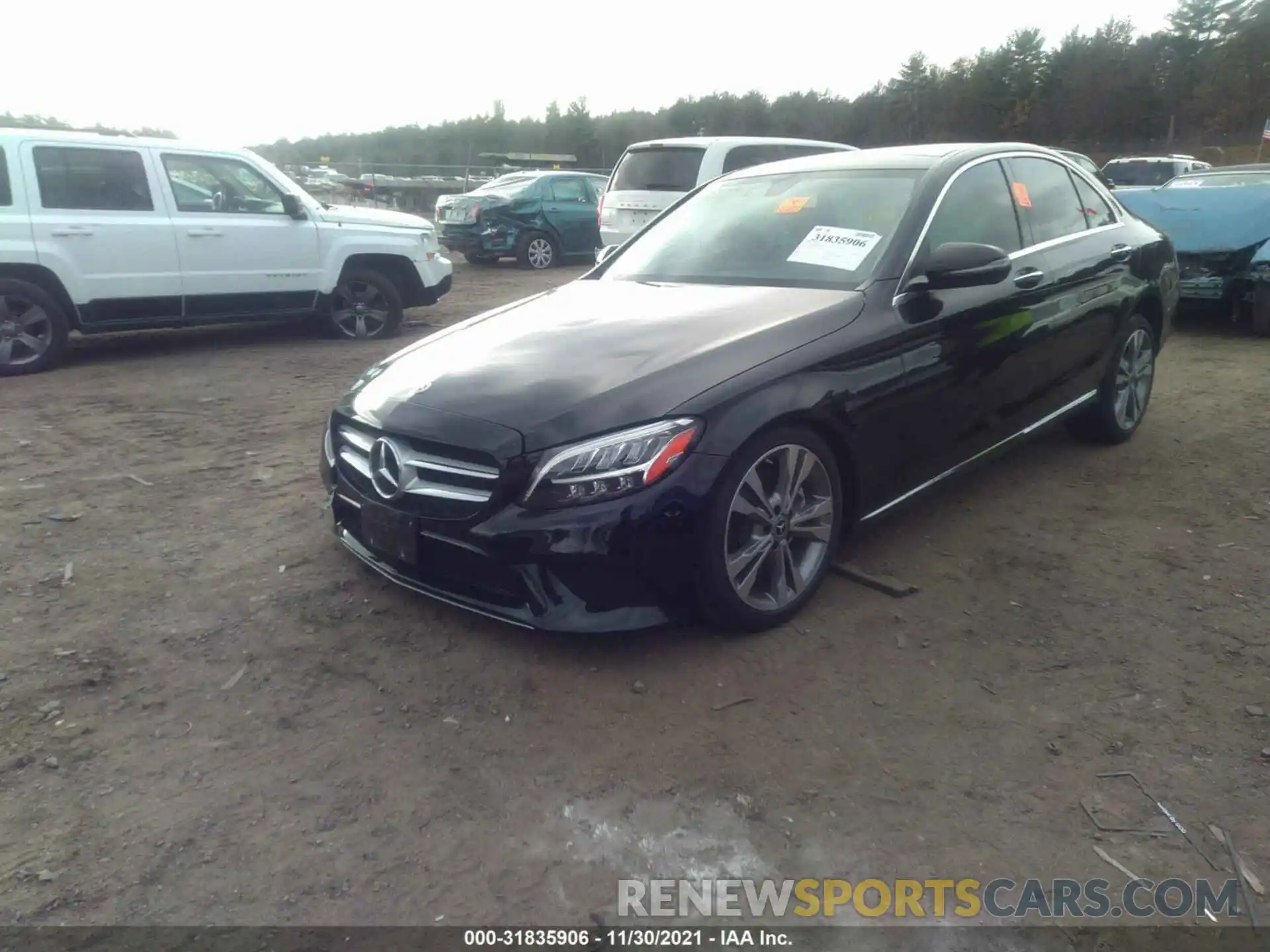 2 Photograph of a damaged car 55SWF8EB6KU292189 MERCEDES-BENZ C-CLASS 2019