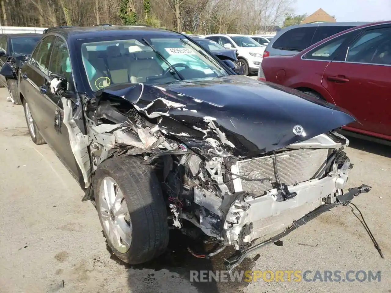 1 Photograph of a damaged car 55SWF8EB6KU292693 MERCEDES-BENZ C-CLASS 2019