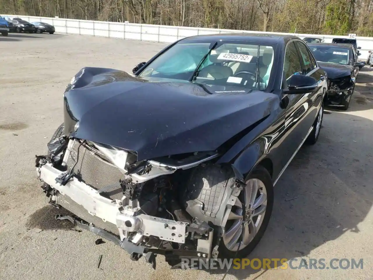 2 Photograph of a damaged car 55SWF8EB6KU292693 MERCEDES-BENZ C-CLASS 2019