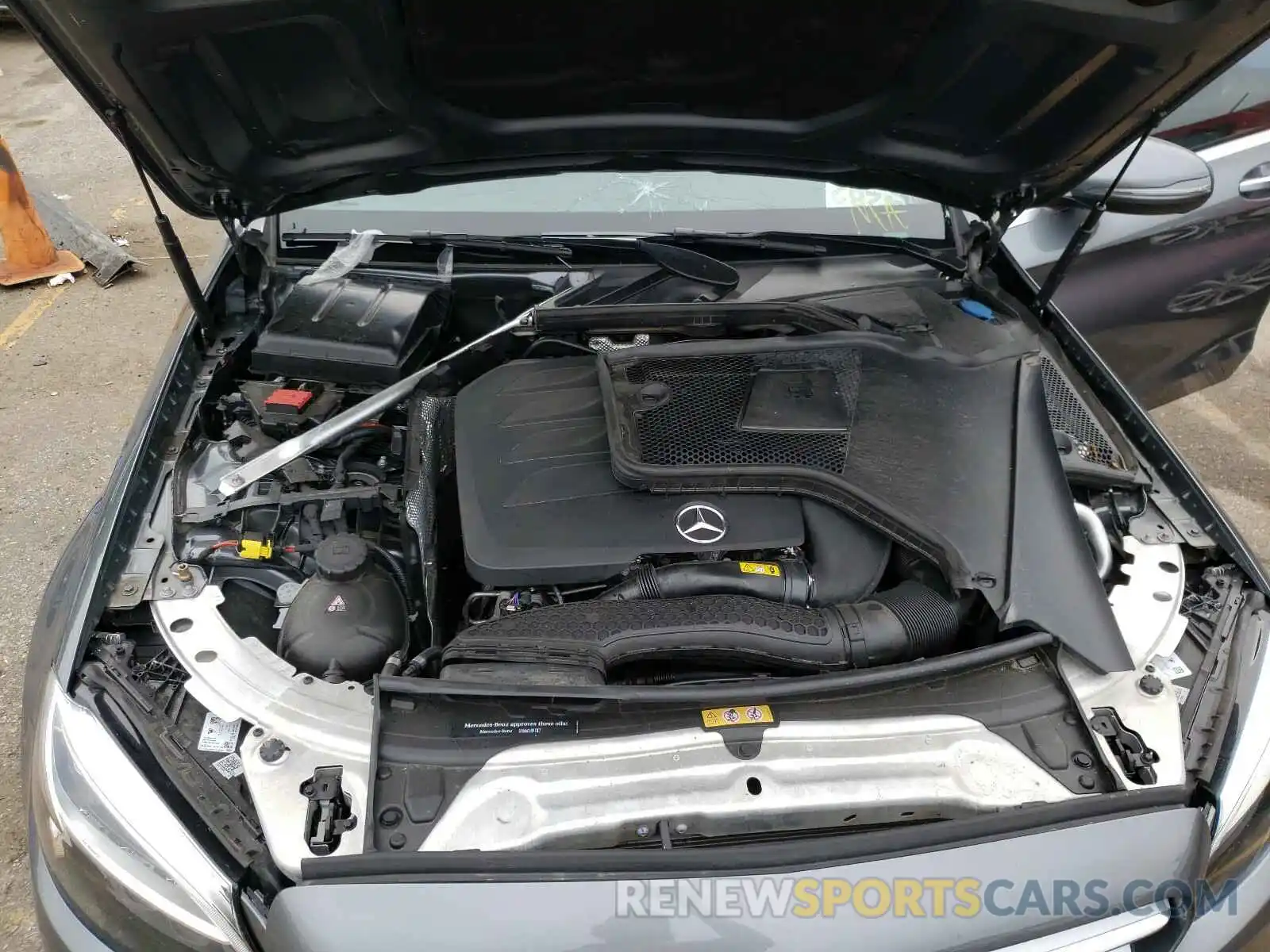 7 Photograph of a damaged car 55SWF8EB6KU295321 MERCEDES-BENZ C CLASS 2019