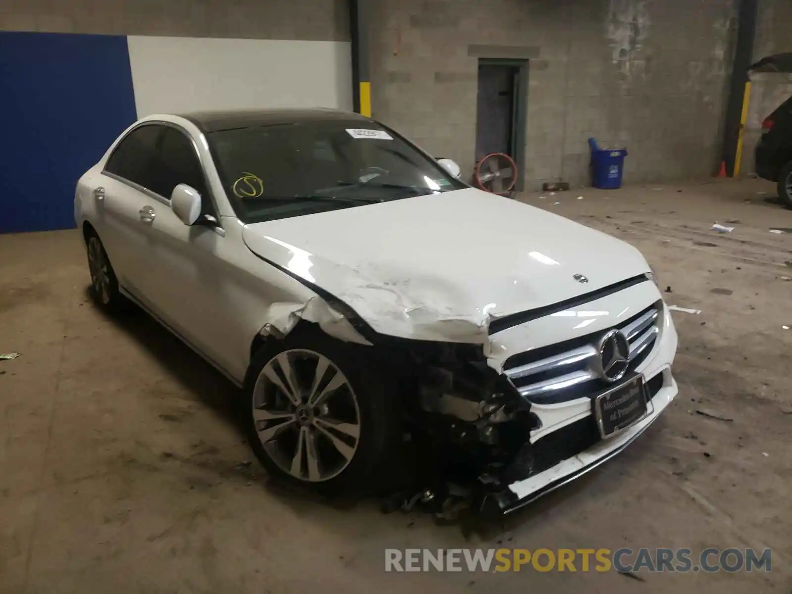 1 Photograph of a damaged car 55SWF8EB6KU302994 MERCEDES-BENZ C-CLASS 2019