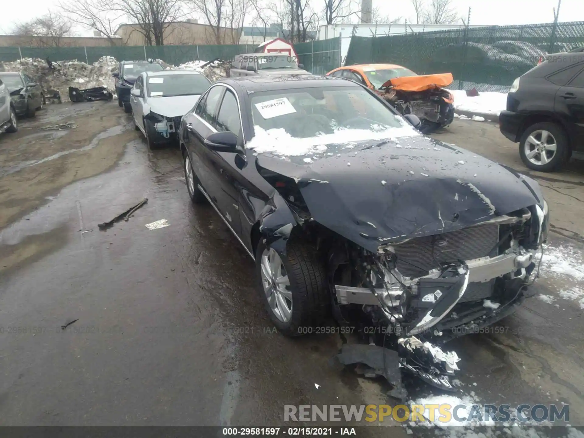 1 Photograph of a damaged car 55SWF8EB6KU304261 MERCEDES-BENZ C-CLASS 2019