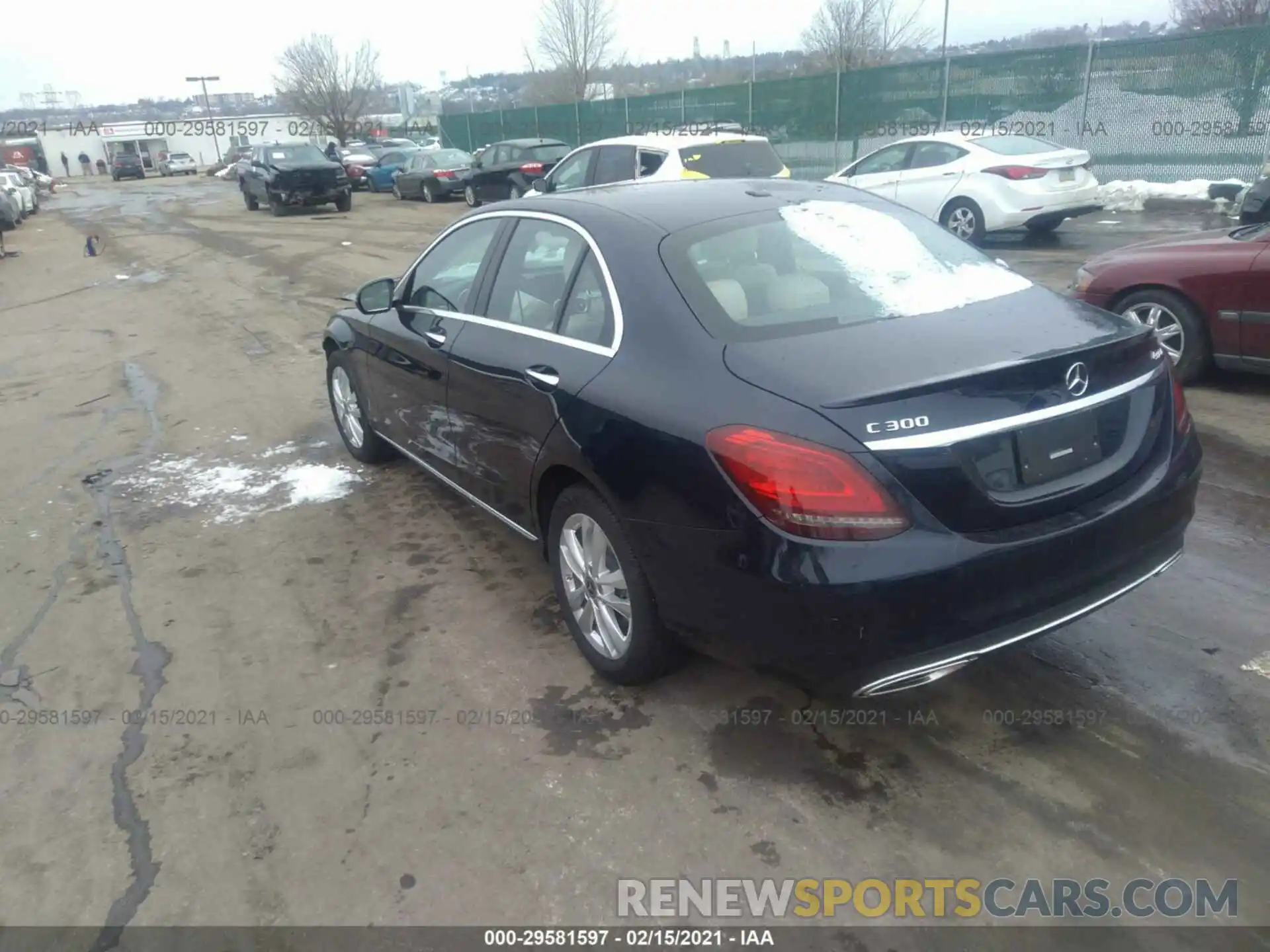 3 Photograph of a damaged car 55SWF8EB6KU304261 MERCEDES-BENZ C-CLASS 2019