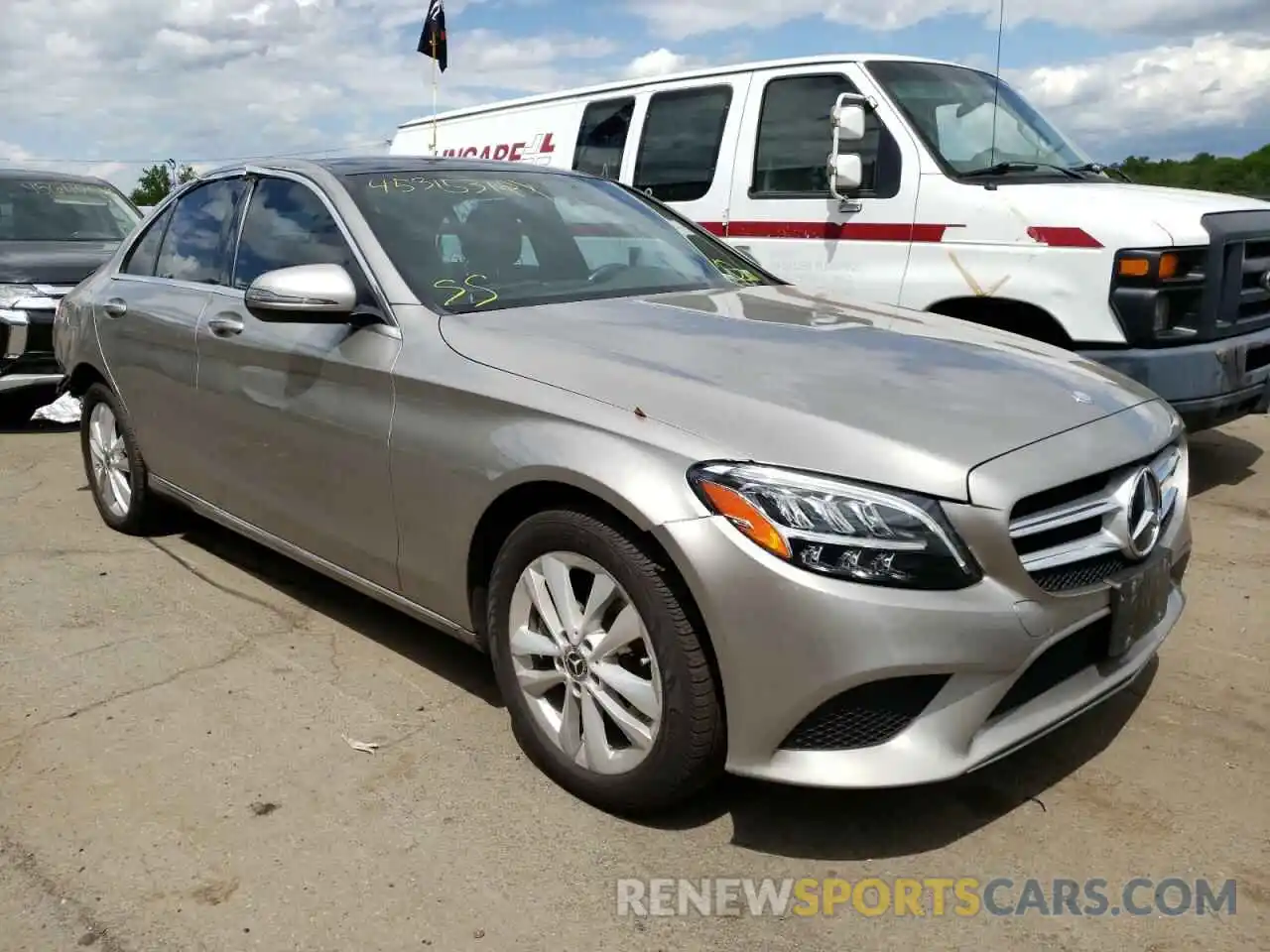 1 Photograph of a damaged car 55SWF8EB6KU305068 MERCEDES-BENZ C-CLASS 2019