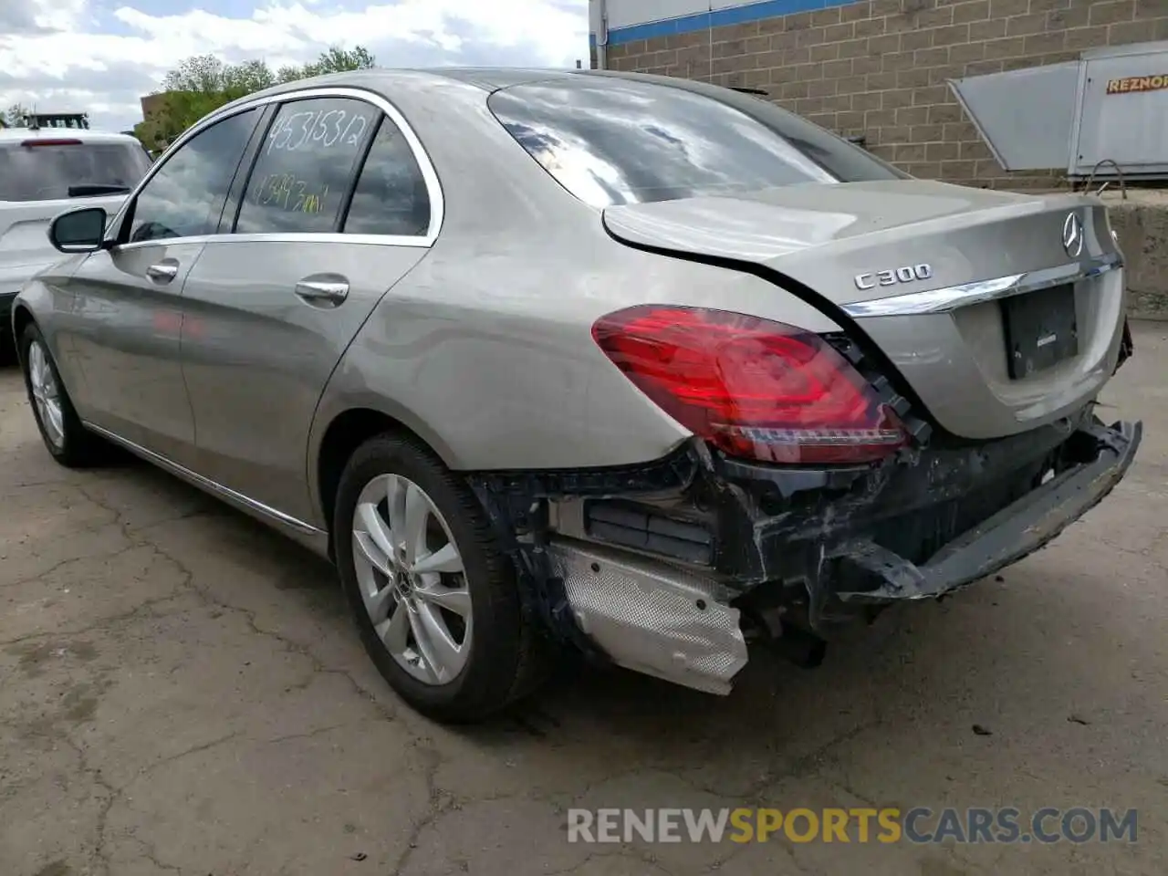 3 Photograph of a damaged car 55SWF8EB6KU305068 MERCEDES-BENZ C-CLASS 2019