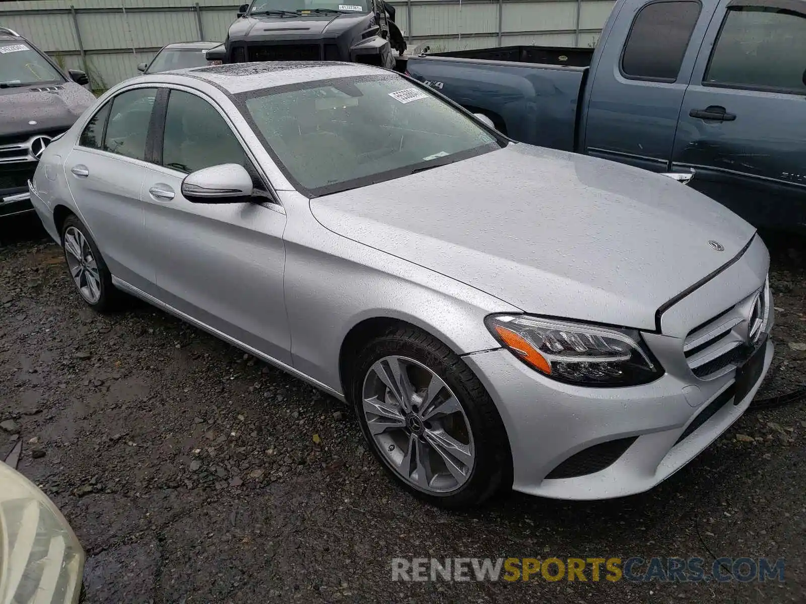 1 Photograph of a damaged car 55SWF8EB6KU312201 MERCEDES-BENZ C-CLASS 2019