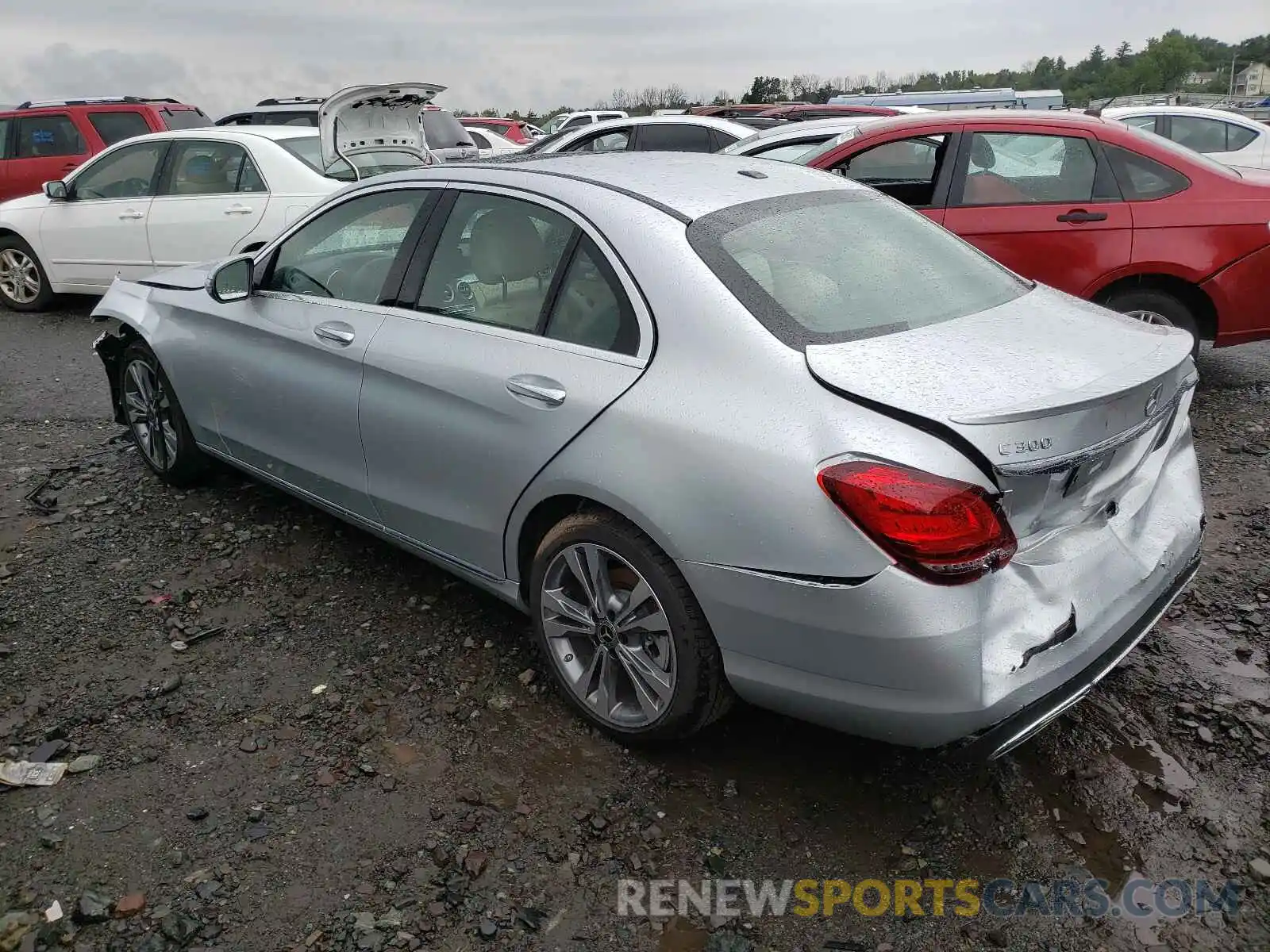 3 Photograph of a damaged car 55SWF8EB6KU312201 MERCEDES-BENZ C-CLASS 2019