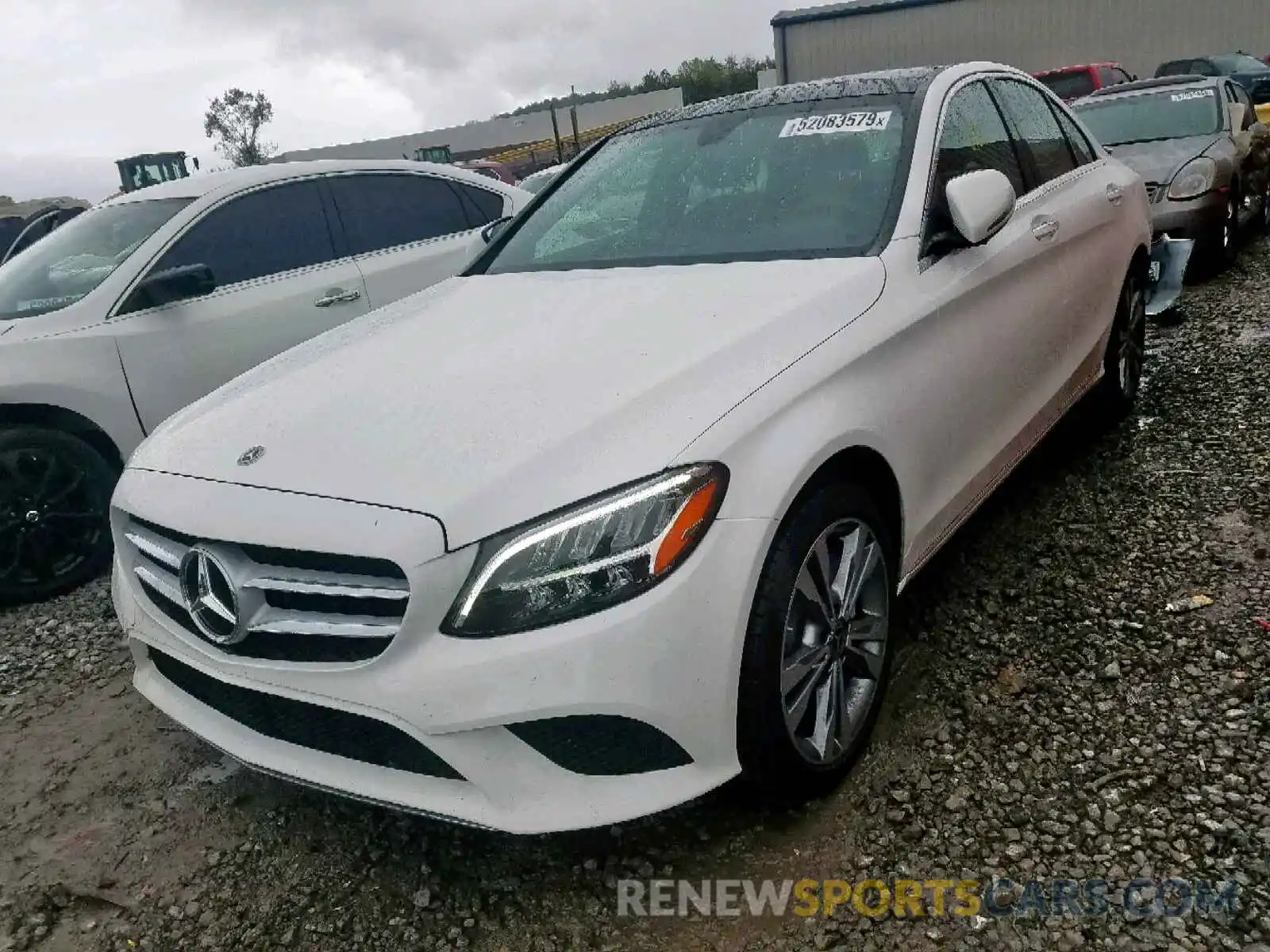 2 Photograph of a damaged car 55SWF8EB6KU313817 MERCEDES-BENZ C CLASS 2019