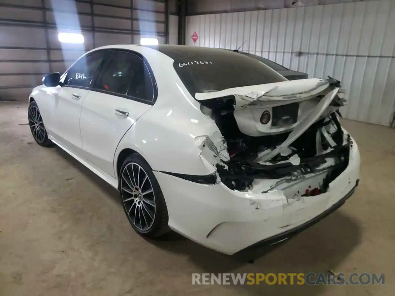 3 Photograph of a damaged car 55SWF8EB6KU315308 MERCEDES-BENZ C-CLASS 2019