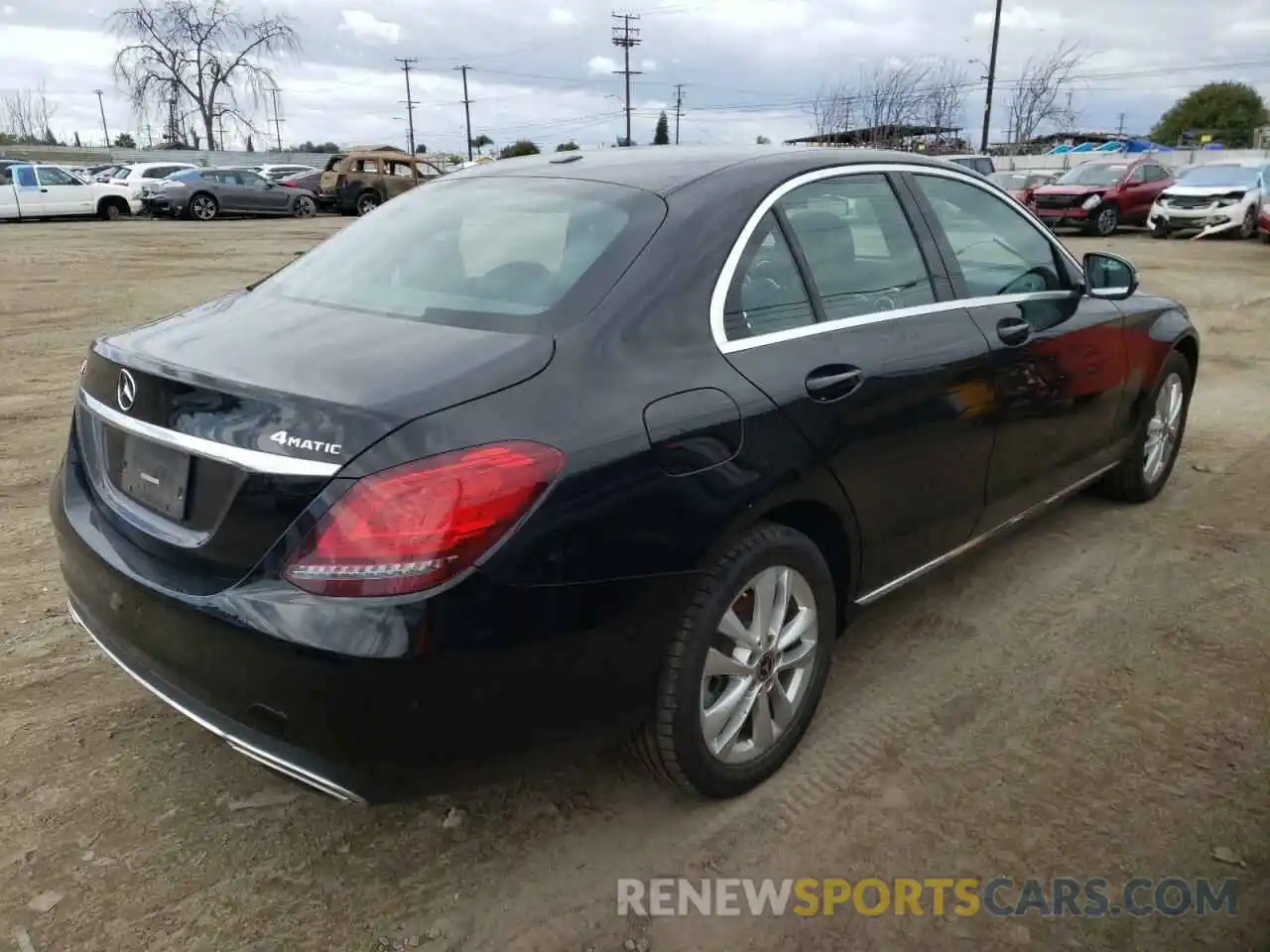 4 Photograph of a damaged car 55SWF8EB6KU315549 MERCEDES-BENZ C-CLASS 2019