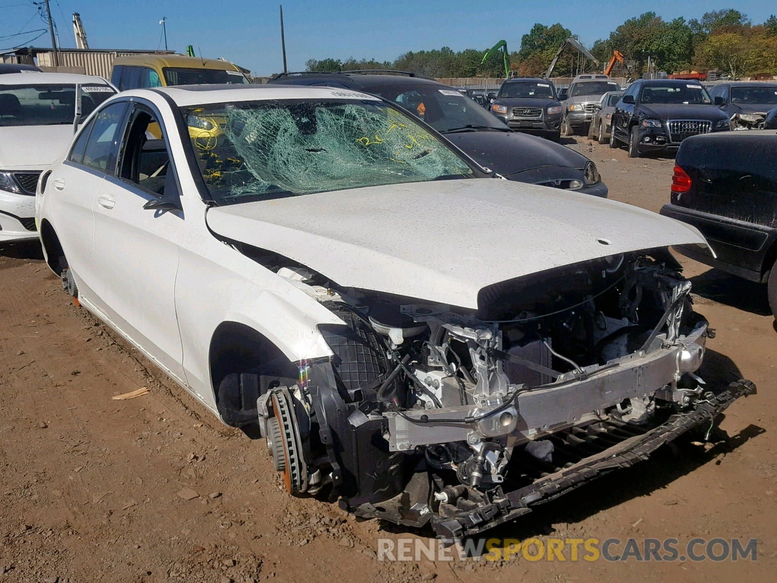 1 Photograph of a damaged car 55SWF8EB6KU316104 MERCEDES-BENZ C CLASS 2019