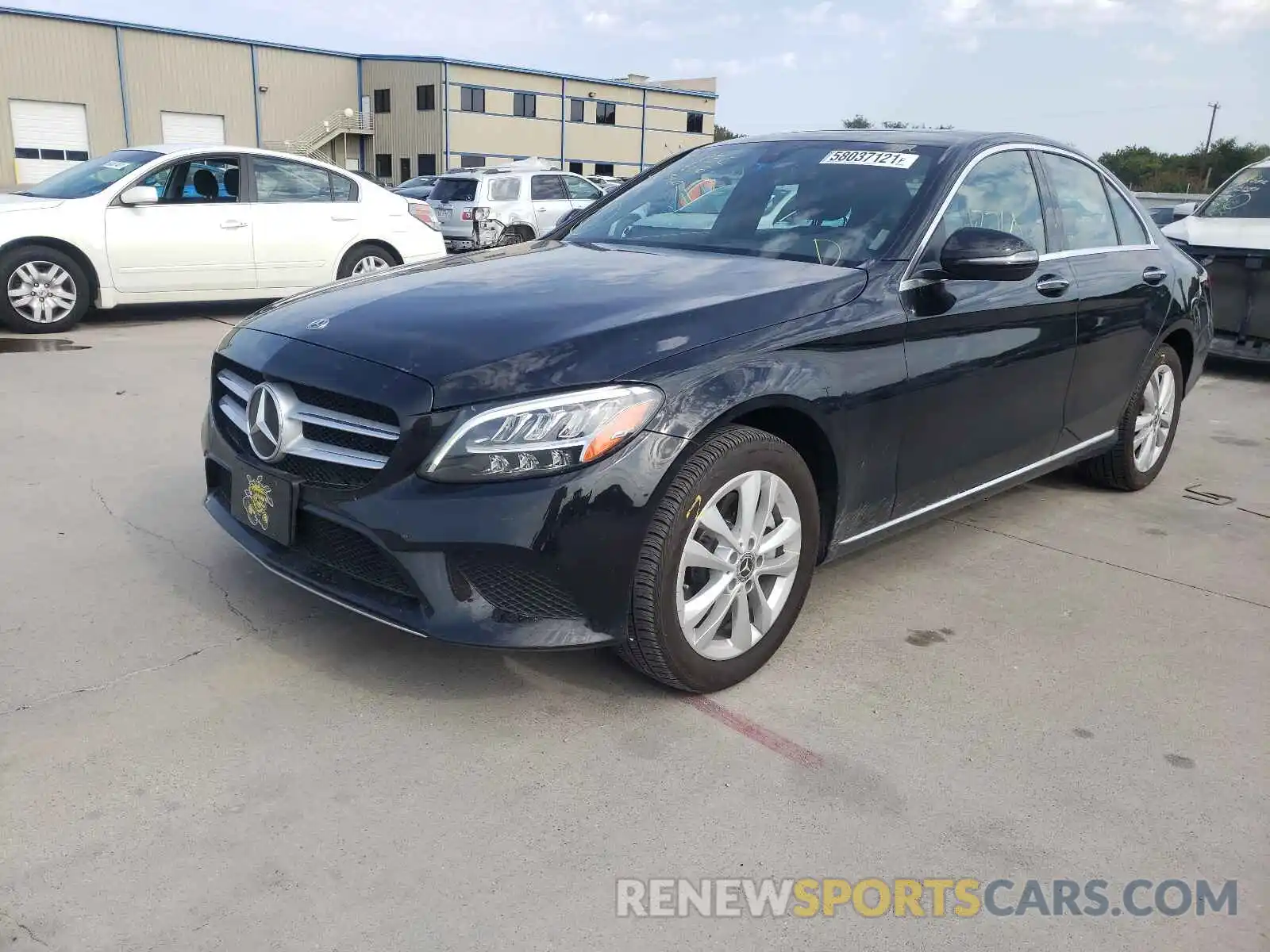 2 Photograph of a damaged car 55SWF8EB6KU316457 MERCEDES-BENZ C-CLASS 2019