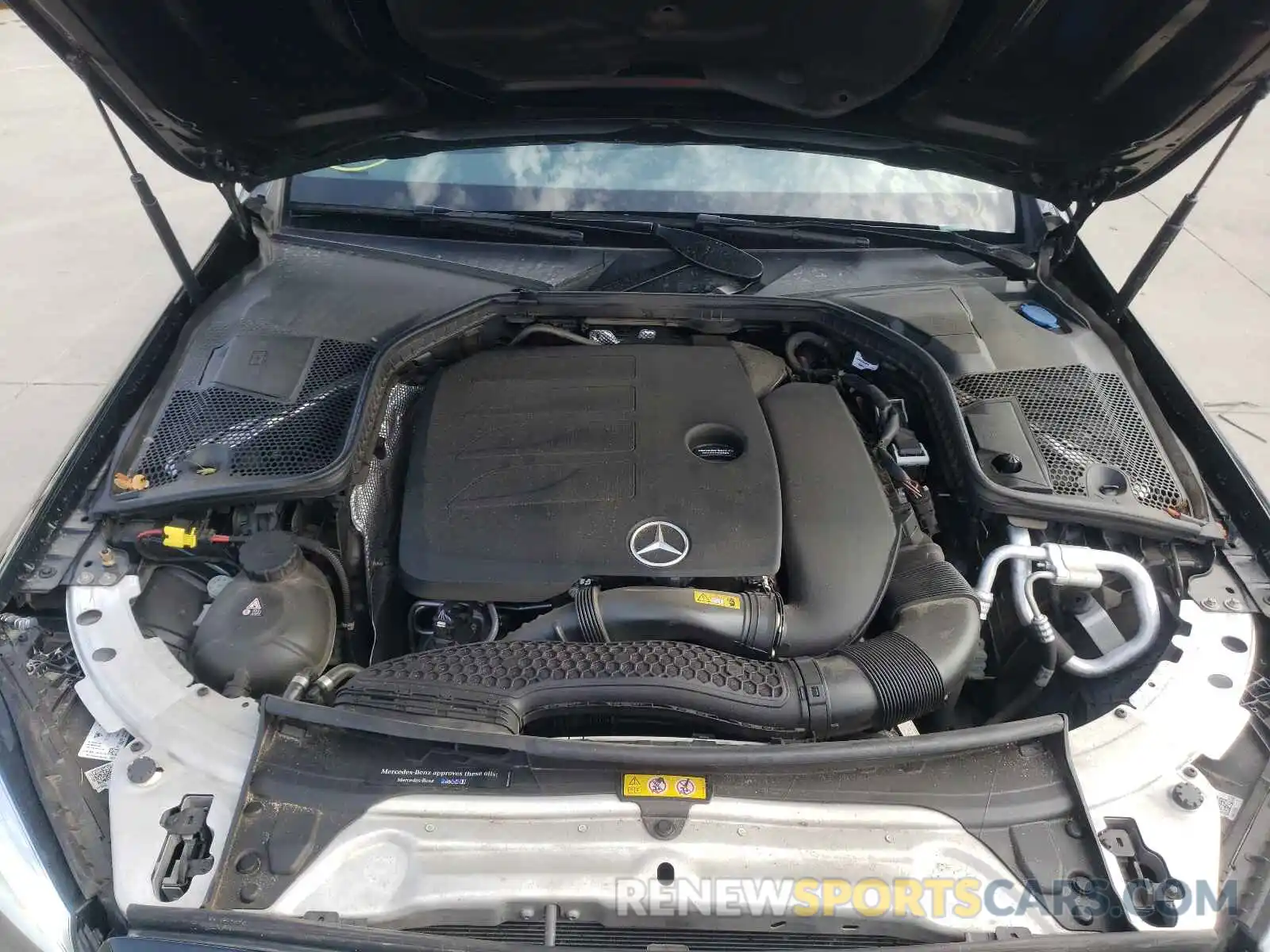 7 Photograph of a damaged car 55SWF8EB6KU316457 MERCEDES-BENZ C-CLASS 2019