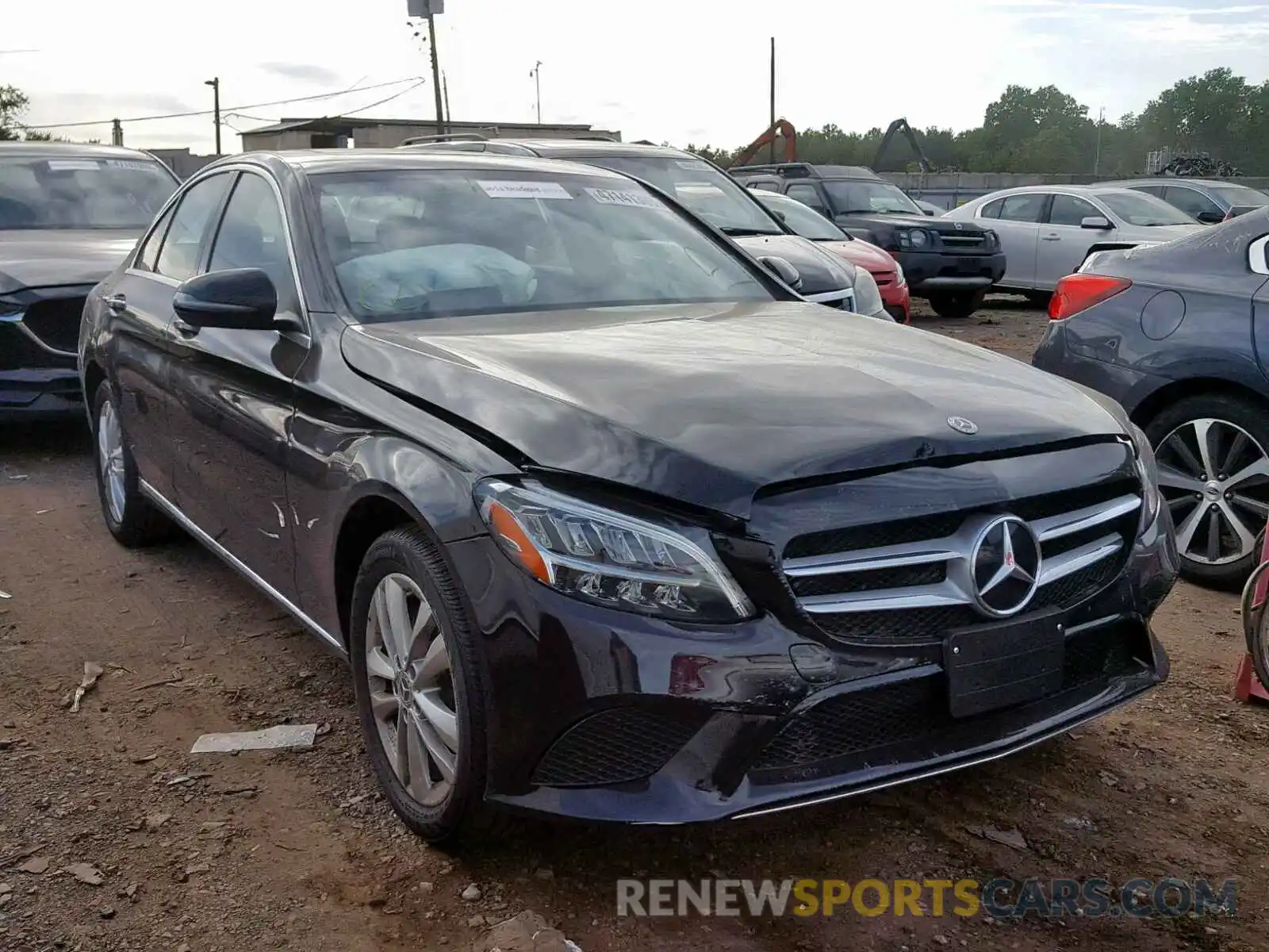 1 Photograph of a damaged car 55SWF8EB6KU316524 MERCEDES-BENZ C CLASS 2019