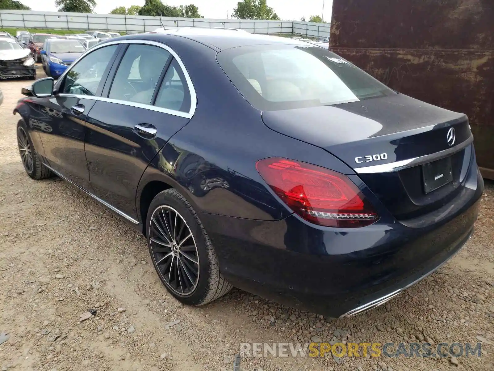 3 Photograph of a damaged car 55SWF8EB6KU316569 MERCEDES-BENZ C-CLASS 2019