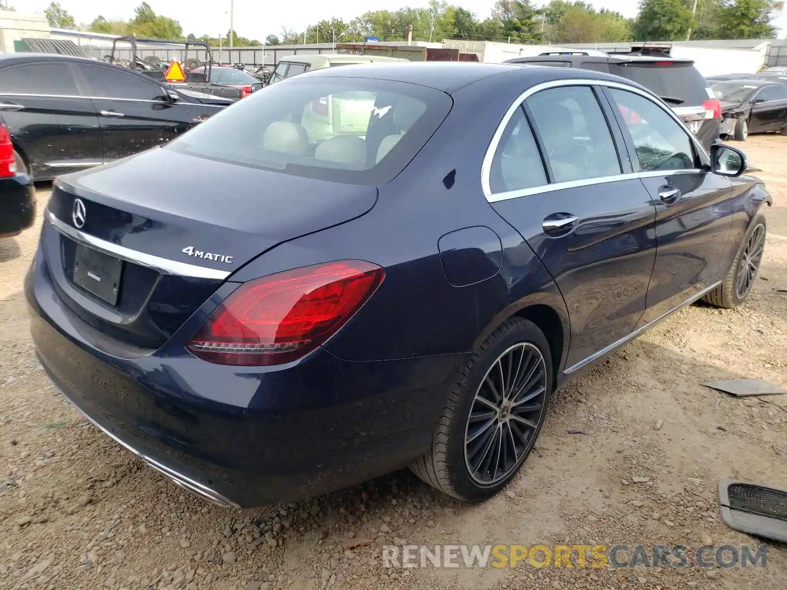 4 Photograph of a damaged car 55SWF8EB6KU316569 MERCEDES-BENZ C-CLASS 2019