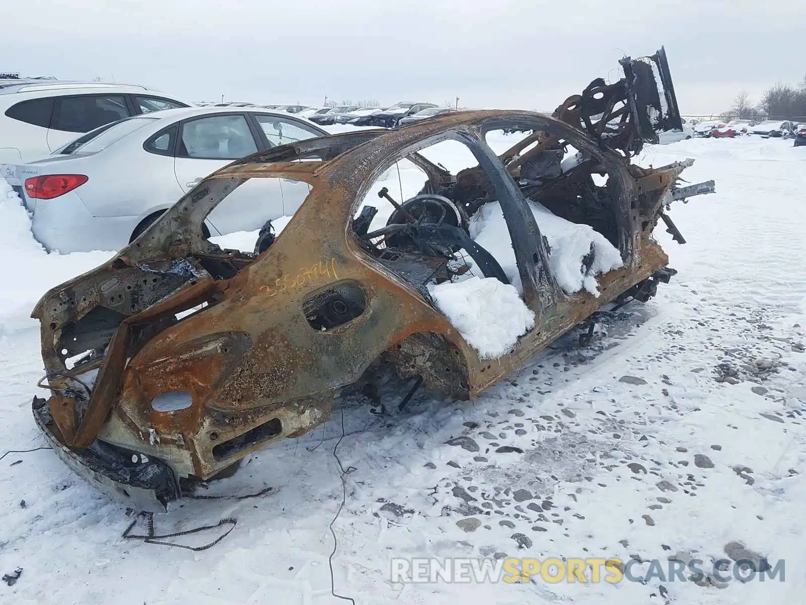 4 Photograph of a damaged car 55SWF8EB6KU317463 MERCEDES-BENZ C CLASS 2019