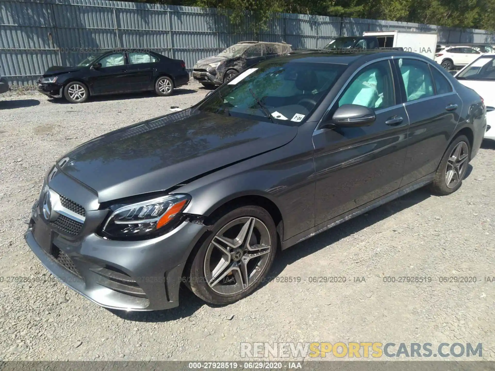 2 Photograph of a damaged car 55SWF8EB6KU319603 MERCEDES-BENZ C-CLASS 2019