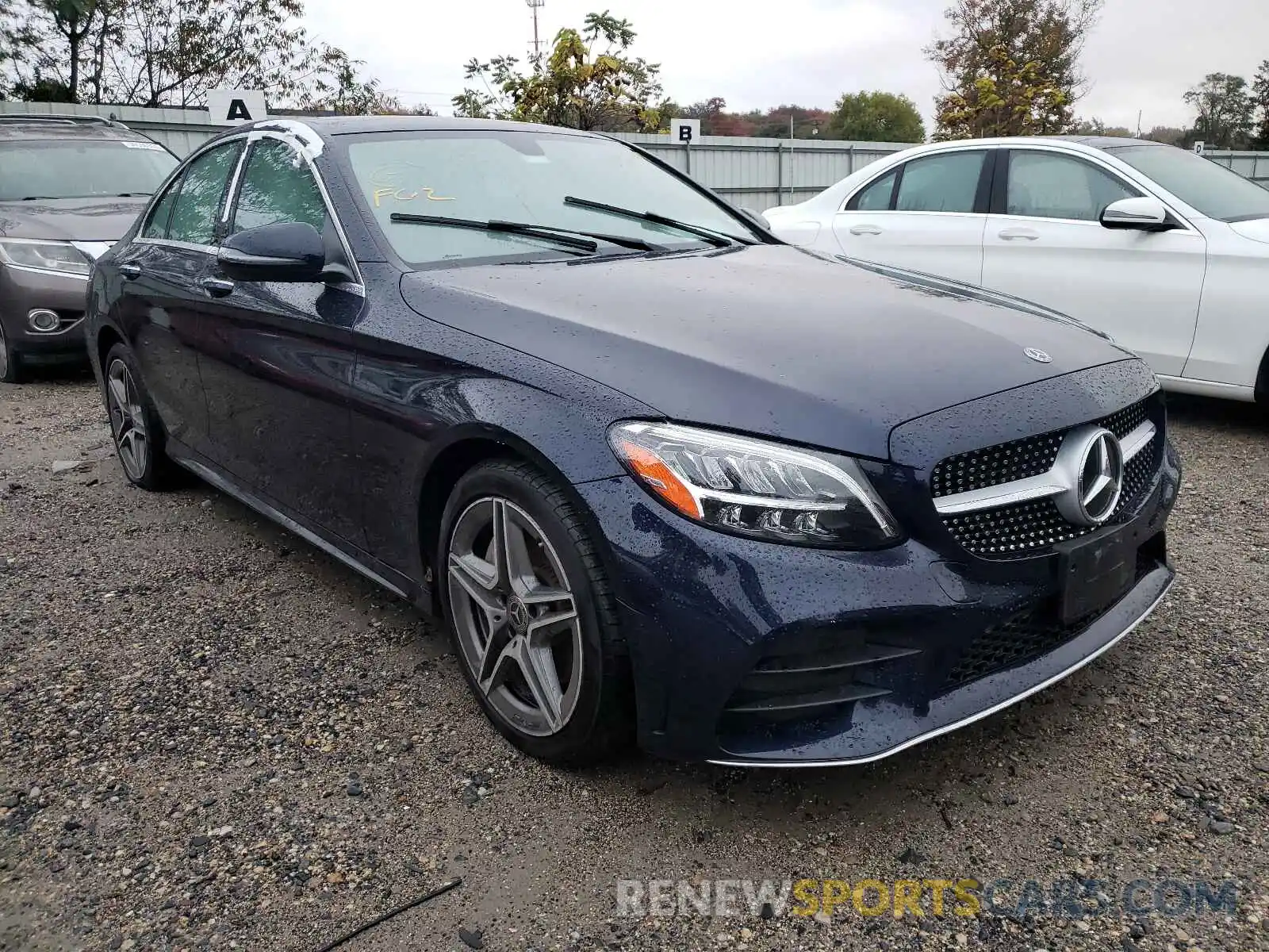 1 Photograph of a damaged car 55SWF8EB6KU319827 MERCEDES-BENZ C-CLASS 2019