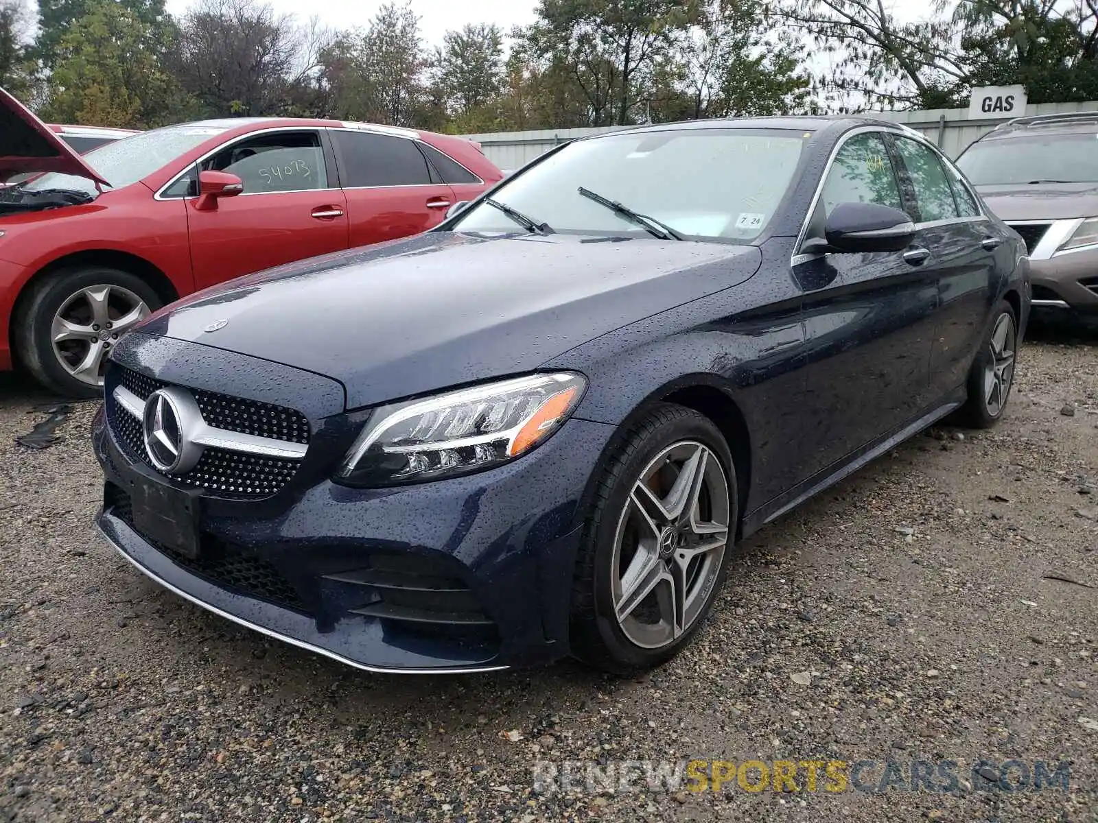 2 Photograph of a damaged car 55SWF8EB6KU319827 MERCEDES-BENZ C-CLASS 2019