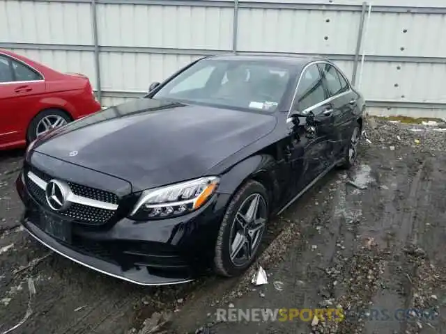 2 Photograph of a damaged car 55SWF8EB7KU282982 MERCEDES-BENZ C CLASS 2019