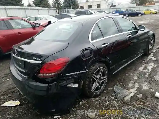 4 Photograph of a damaged car 55SWF8EB7KU282982 MERCEDES-BENZ C CLASS 2019